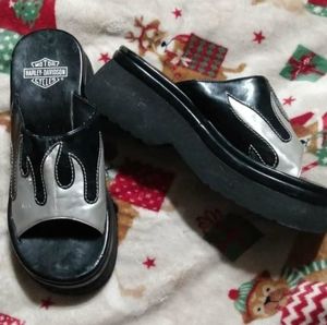 Sandals slides mules harley Davidson size 10w